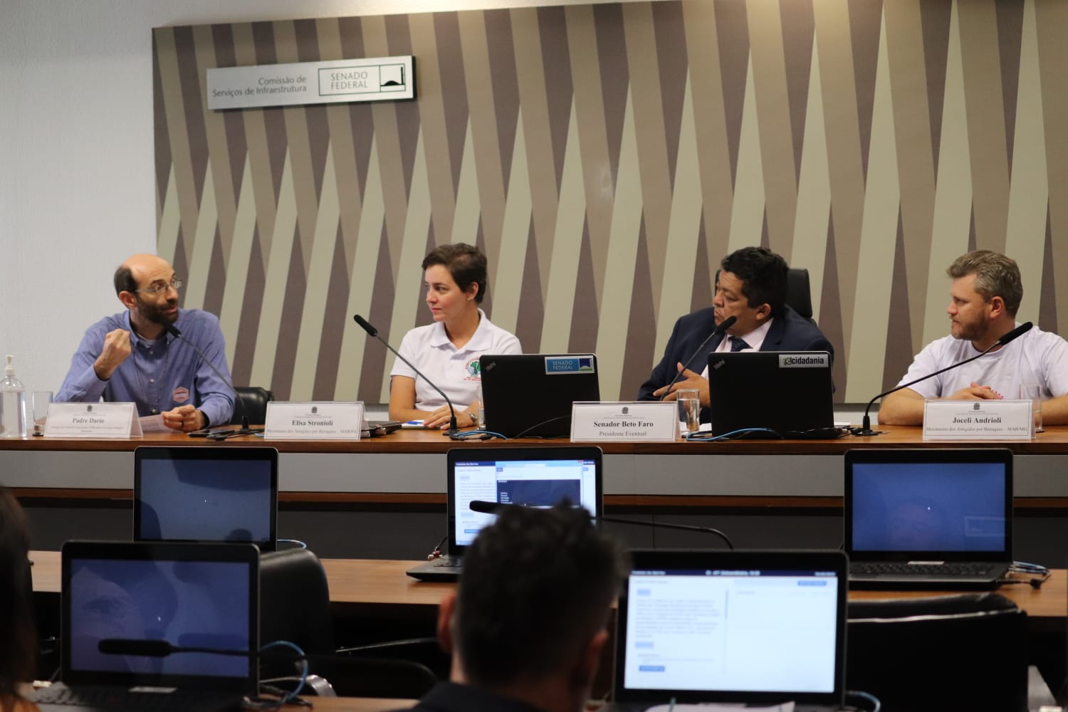 Audiência pública no Senado Federal sobre a Política Nacional de Direitos das Populações atingidas por Barragens, que está em discussão no Projeto de Lei nº 2.788/2019. | Foto: Arquivo Pessoal