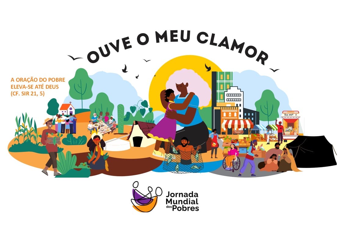 Arte da 8ª Jornada Mundial dos Pobres - 2025