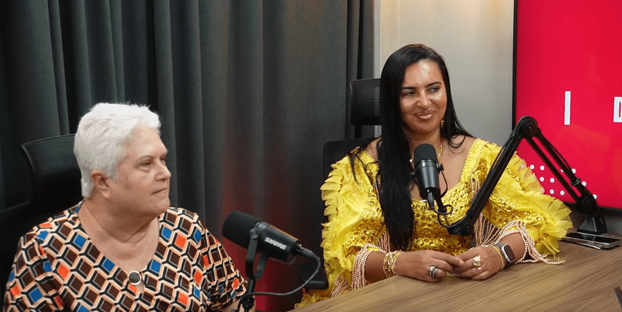 Cristina Garcia e Nilcélia Jesus Santos | Imagem: Reprodução do youtube
